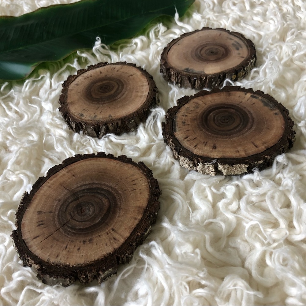 Natural Wood Coasters